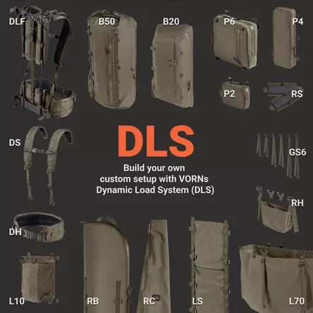 Vorn GS6 – Gate Strap 6-pack, remmisetti - Asereput ja Vyölaukut - 7090033556172 - 2