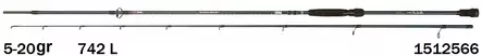 Abu Garcia Ike Signature 7'4" 5-20g, avo - Avokelavavat - 036282975446 - 1